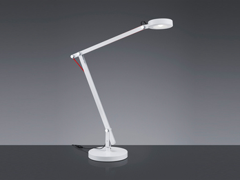Funktionale LED-Tischleuchte AMSTERDAM in weiß, höhe 90 cm