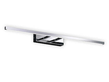 LED-Wandleuchte BASSA, Abdeckung acryl weiß, chrom, Breite 59,5 cm
