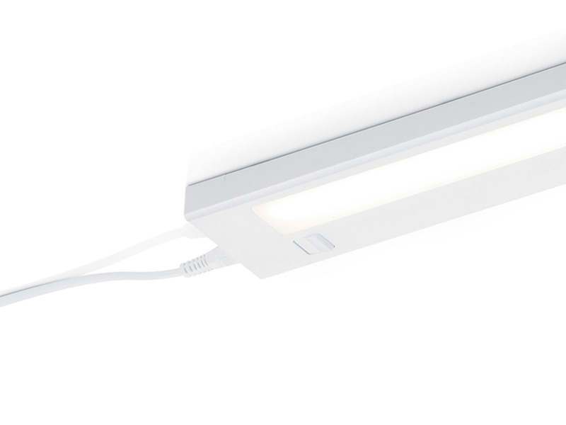 LED Unterbauleuchte ALINO flach, Schalter & 230V Direktanschluss, Länge 55cm