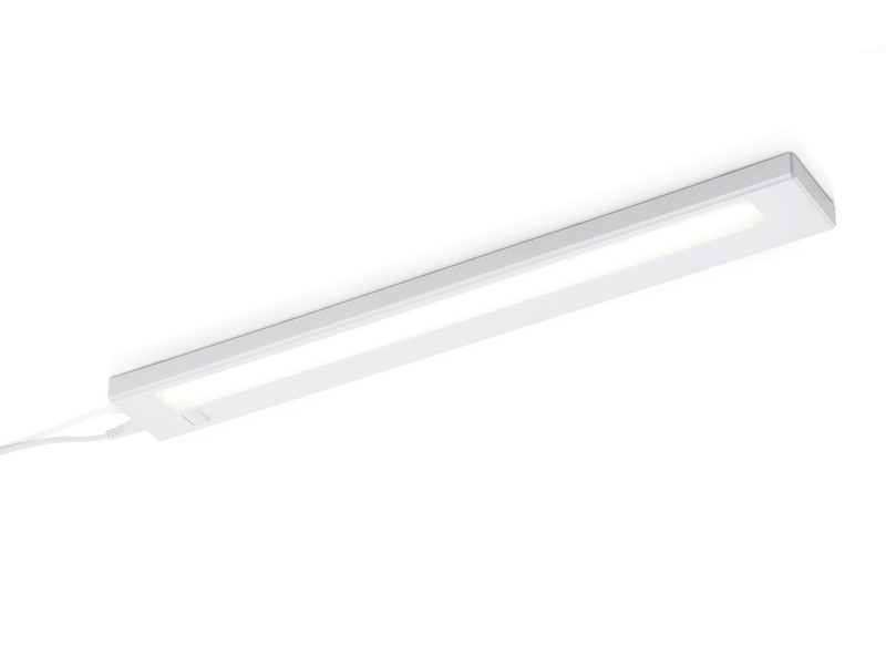 LED Unterbauleuchte ALINO flach, Schalter & 230V Direktanschluss, Länge 55cm