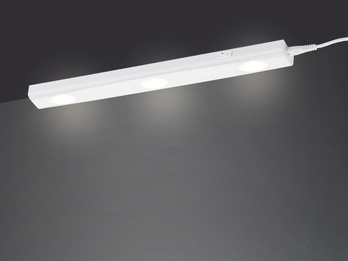 LED Unterbauleuchte ARAGON in Weiß 40cm lang mit Schalter