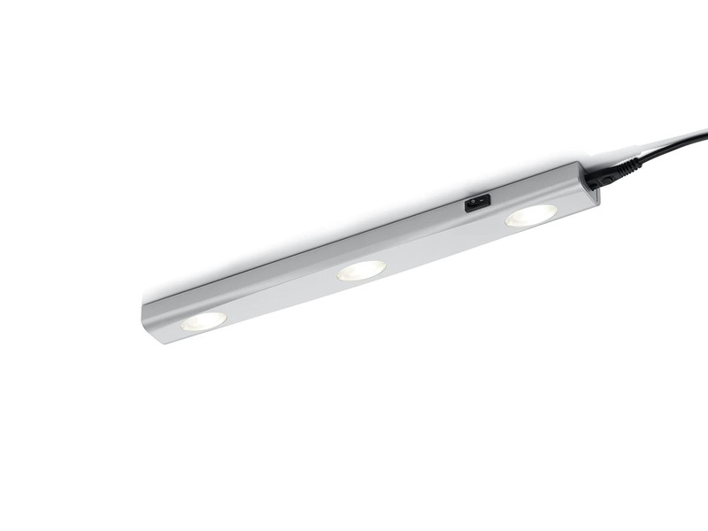LED Unterbauleuchte ARAGON flach, Schalter & 230V Direktanschluss, Länge 40cm
