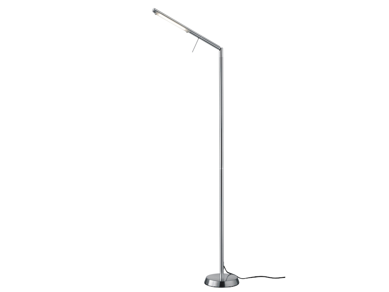 LED Stehleuchte FILIGRAN Silber matt mit Sensordimmer, 162cm hoch