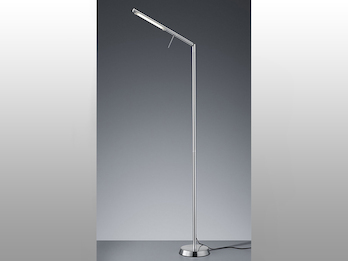 LED Stehleuchte FILIGRAN Silber matt mit Sensordimmer, 162cm hoch