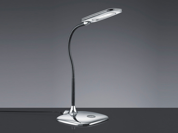 LED Schreibtischleuchte POLLY touch dimmbar, Silber Höhe 40cm