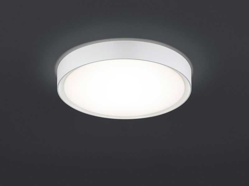 LED Bad Deckenleuchte CLARIMO in Weiß IP44, Ø 33cm