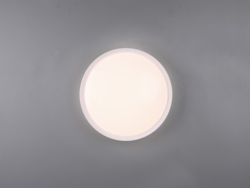 LED Bad Deckenleuchte CLARIMO in Weiß IP44, Ø 33cm