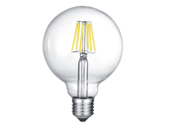E27 Filament LED - 6 Watt, 600 Lumen, warmweiß, Ø9,5cm - nicht dimmbar