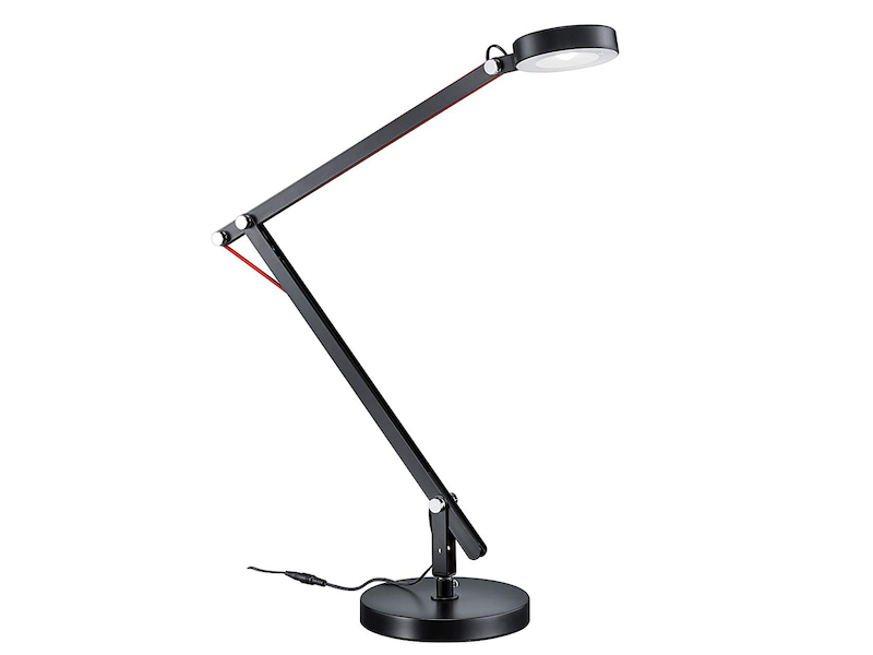 LED Schreibtischlampe AMSTERDAM Schwarz, auch zum Klemmen, Höhe max. 90cm