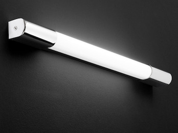 Klassische LED Badleuchte CLAYTON in Röhrenform, Länge 35 cm, IP44