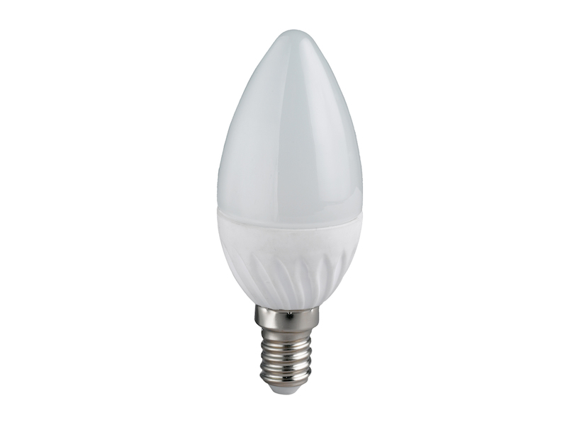 E14 LED, 4 Watt, 320 Lumen, 3000 Kelvin warmweiß, Ø3,7cm- nicht dimmbar