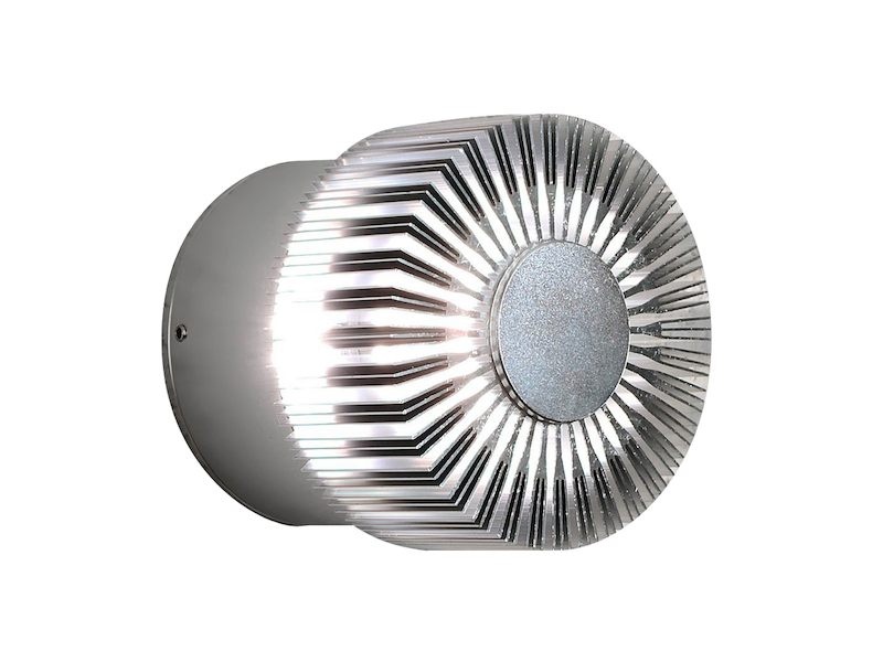 Runde Wandleuchte MONZA für effektvolle Beleuchtung, 3W, massives Aluminium