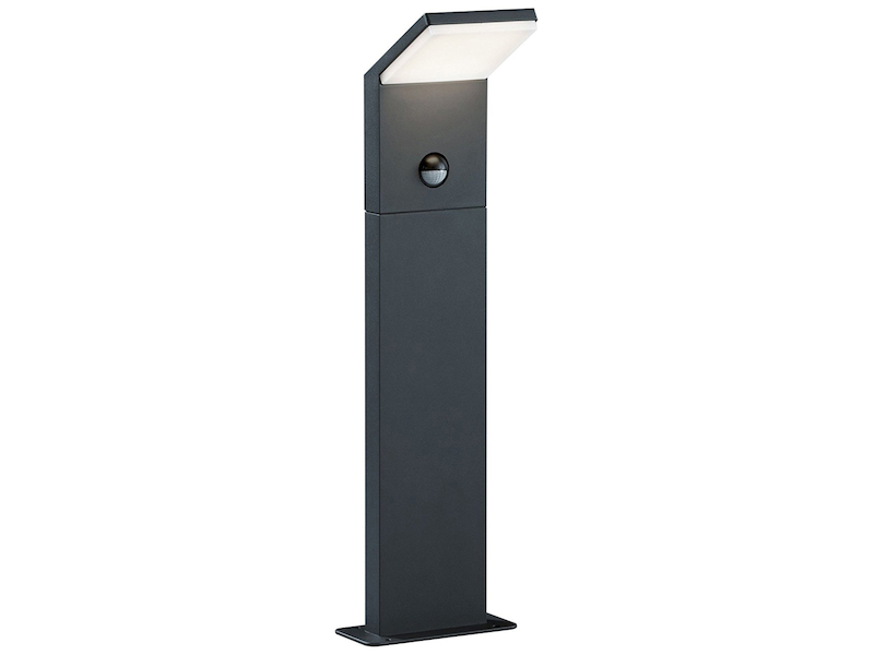 LED Pollerleuchte PEARL mit Bewegungsmelder, Anthrazit Höhe 50cm