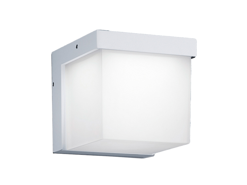 Moderne LED Außenwandlampe YANGTZE in Weiß matt IP54 - Außenbeleuchtung Haus