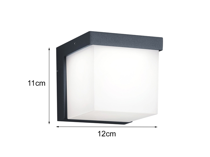 Moderne LED Außenwandlampe YANGTZE Anthrazit IP54 - Außenbeleuchtung Haus