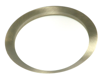 Deckenleuchte klassisch MILANO Glasschirm Ø21,5cm Zierring Bronze