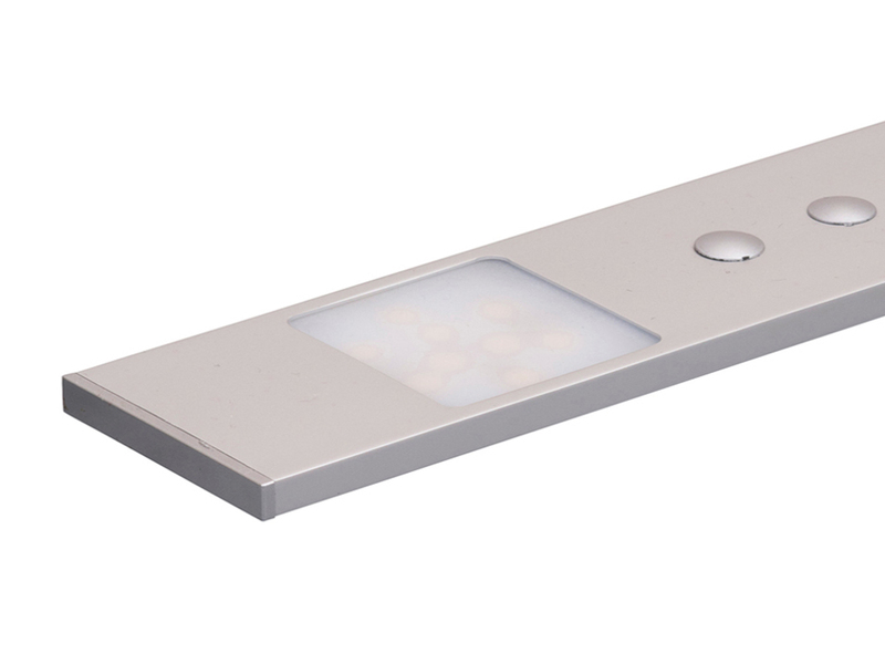 SET: 2 LED-Möbeleinbauleuchten mit Bewegungs-Sensor, ideal für Schränke u.ä.