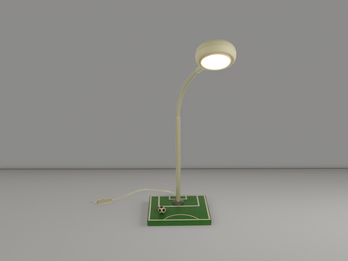 Kinder Schreibtischlampe FUSSBALLFELD mit Flexarm, Höhe 37cm