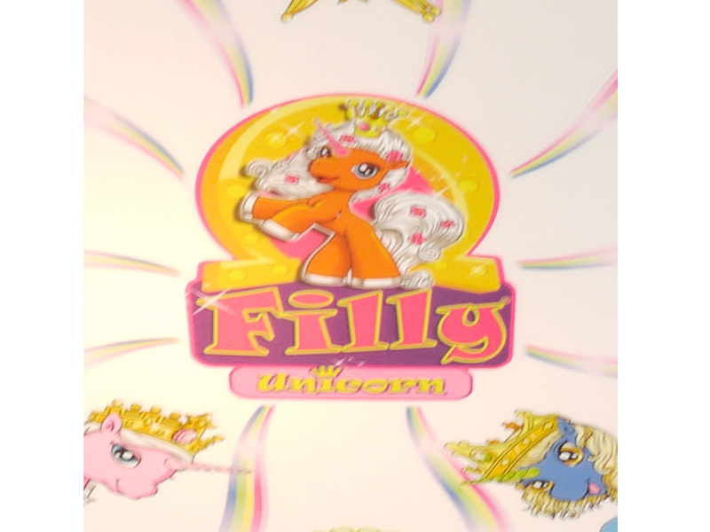 Kinderleuchte Deckenschale Einhorn FILLY, bruchsicherer Schirm, Ø 36cm