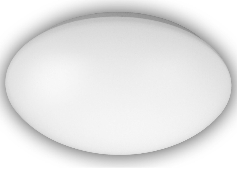Deckenleuchte / Deckenschale rund, Kunststoff opalweiß, Ø 36 cm