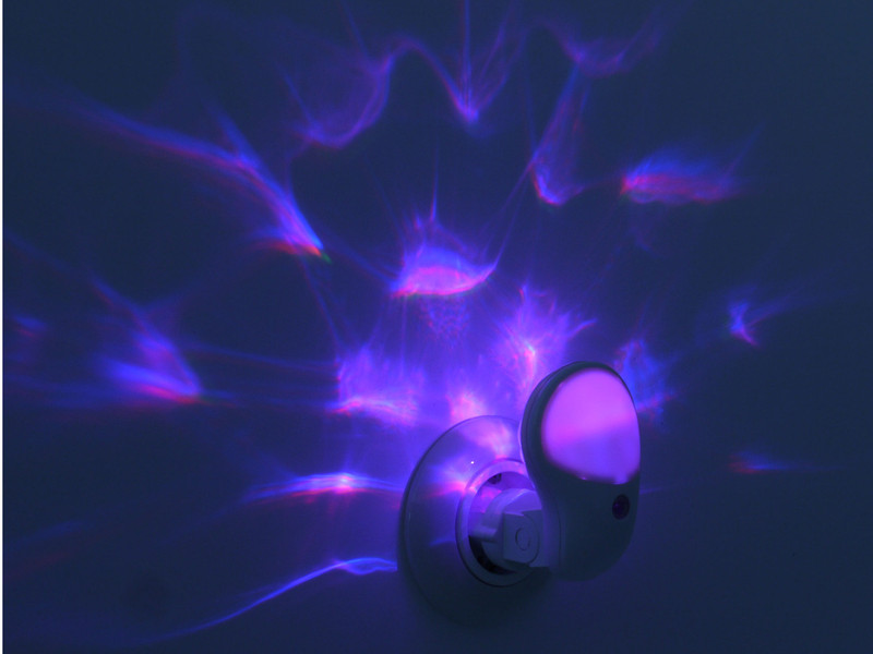 Nachtlicht LED-PROJEKTOR mit Farbwechsler + Dämmerungssensor