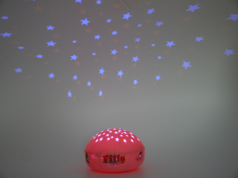 Zauberhaftes Nachtlicht Filly, Sternprojektor, LED-Farbwechsler mit 3 Farben