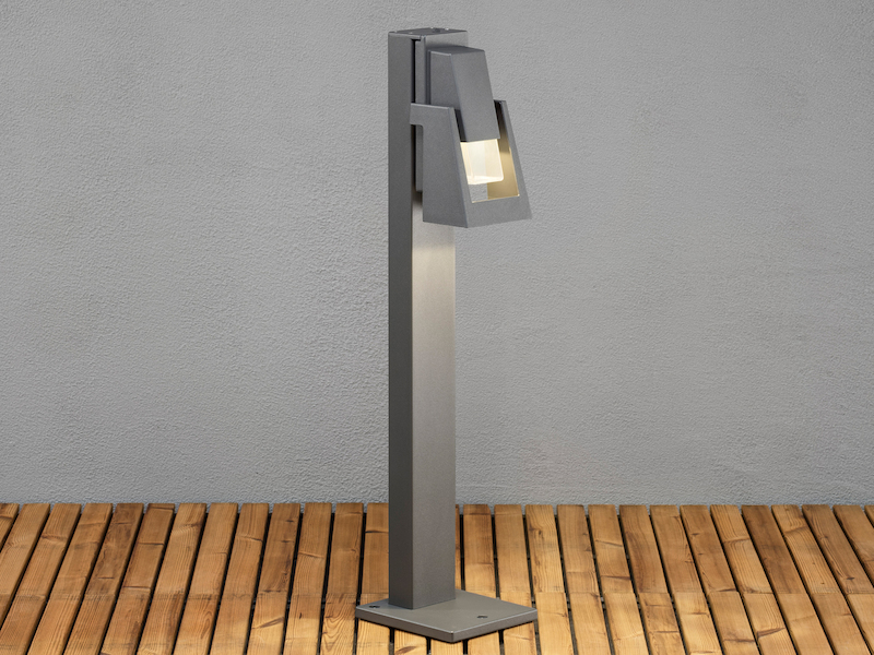 LED Wegeleuchte POTENZA, Aluminium Schwarz, Höhe 100cm