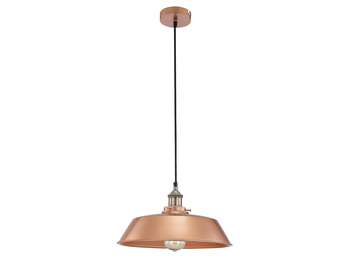 Pendelleuchte KNUD Kupfer gebürstet / gold matt, Ø 36cm