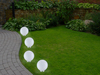LED Solarkugel Garten - Leuchtkugel Ø 20cm mit Erdspieß