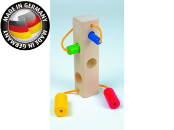 Holzspielzeug für die Kleinsten, motorikfördernd, Made in Germany, Stöpselholz