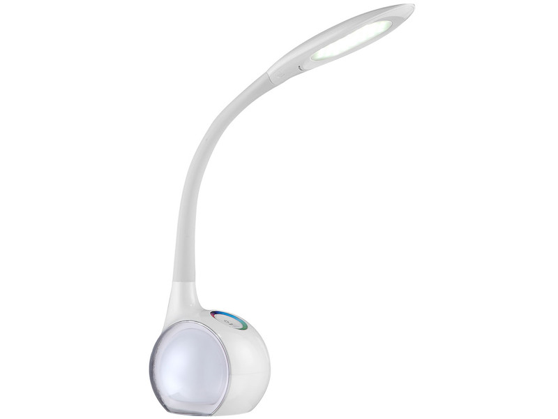 Flex LED Schreibtischlampe TARRON, dimmbar, Sockel mit Farbwechsel