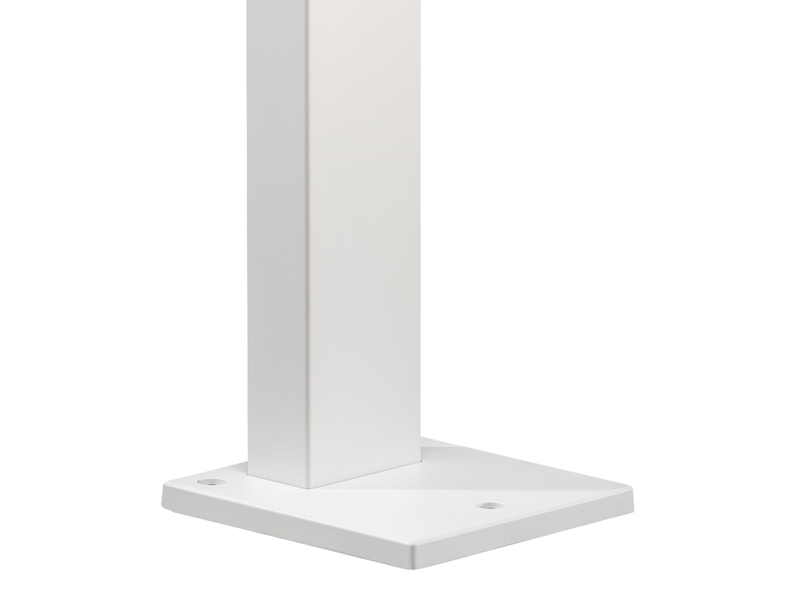 Wegeleuchte POTENZA, Aluminium weiß, GU10-Sockel, Höhe 100 cm, IP54
