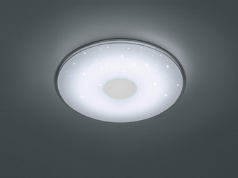 LED Deckenleuchte SHOGUN, Fernbedienung, dimmbar, Sternlichteffekt, Ø 42 cm