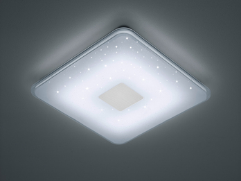 LED Deckenlampe SAMURAI mit Fernbedienung, Sternenhimmel, 3 Lichfarben, 42cm