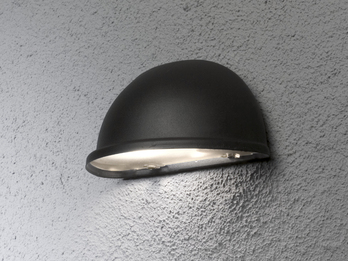 Außenwandleuchte Downlight TORINO Aluminium Schwarz - Moderne Hausbeleuchtung