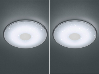 2er SET LED Deckenleuchten mit Fernbedienung, dimmbar Ø 42cm