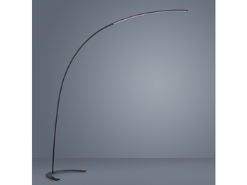 LED Bogenlampe SHANGHAI dimmbar, 200cm Ausladung, Metall schwarz