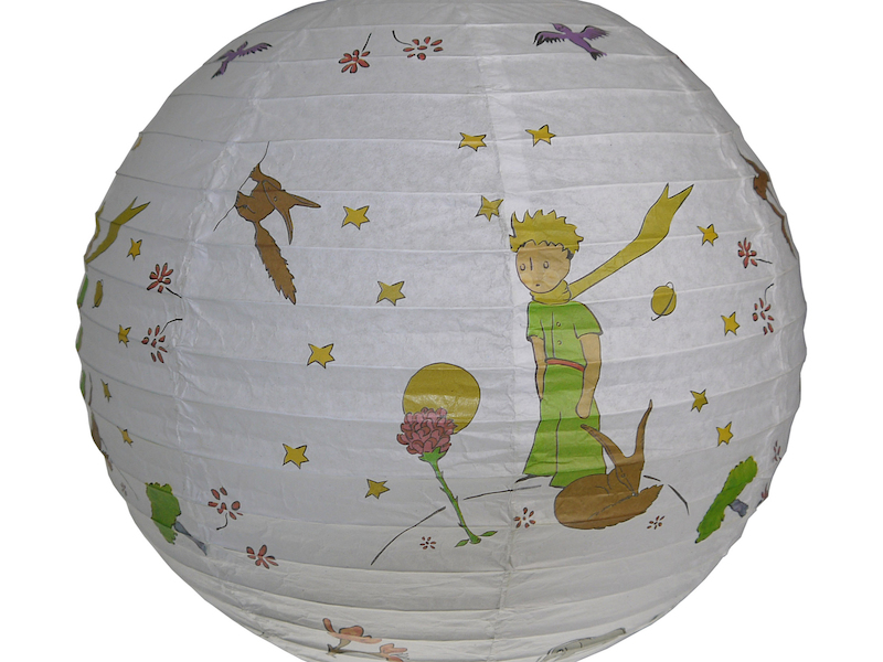 Lampion Lampenschirm aus Papier mit Fussball Motiv Jungen Kinder Deckenleuchte 
