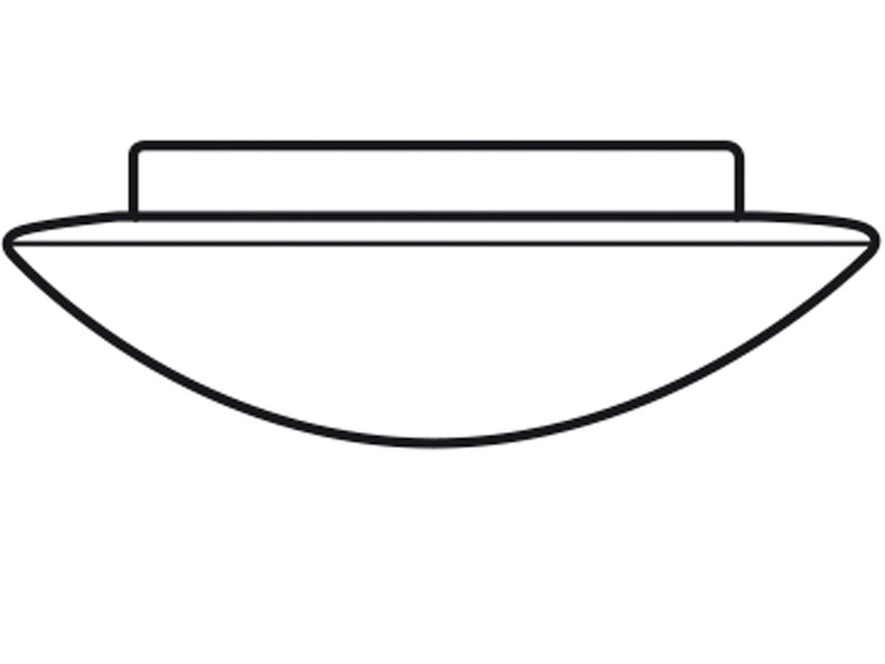 Designklassiker: Runde Deckenleuchte PUR Ø 25cm aus Opalglas Weiß