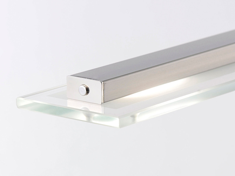 LED Pendelleuchte TENSO Silber 88cm höhenverstellbar & Tageslicht Kaltweiß