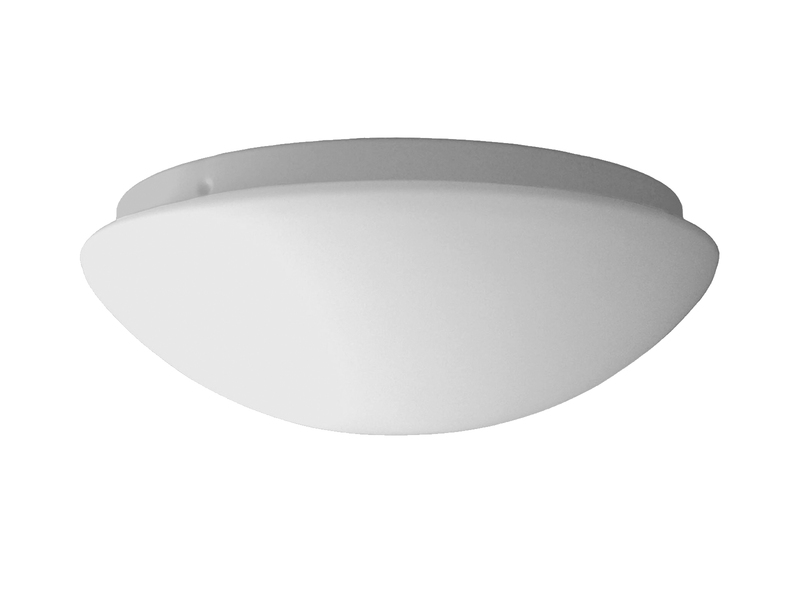 Deckenleuchte / Deckenschale rund, Opalglas matt, Ø 25cm