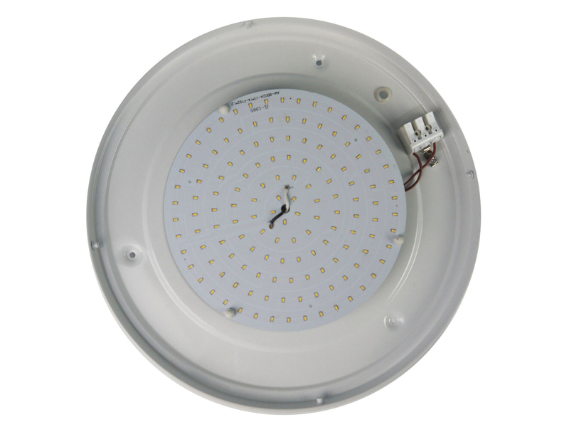 LED Deckenleuchte rund Opalglas matt, Nurglasleuchte, Ø 35cm