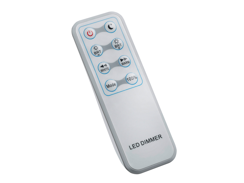 Große LED Deckenleuchte TOKYO flach mit Fernbedienung dimmbar, Ø60cm