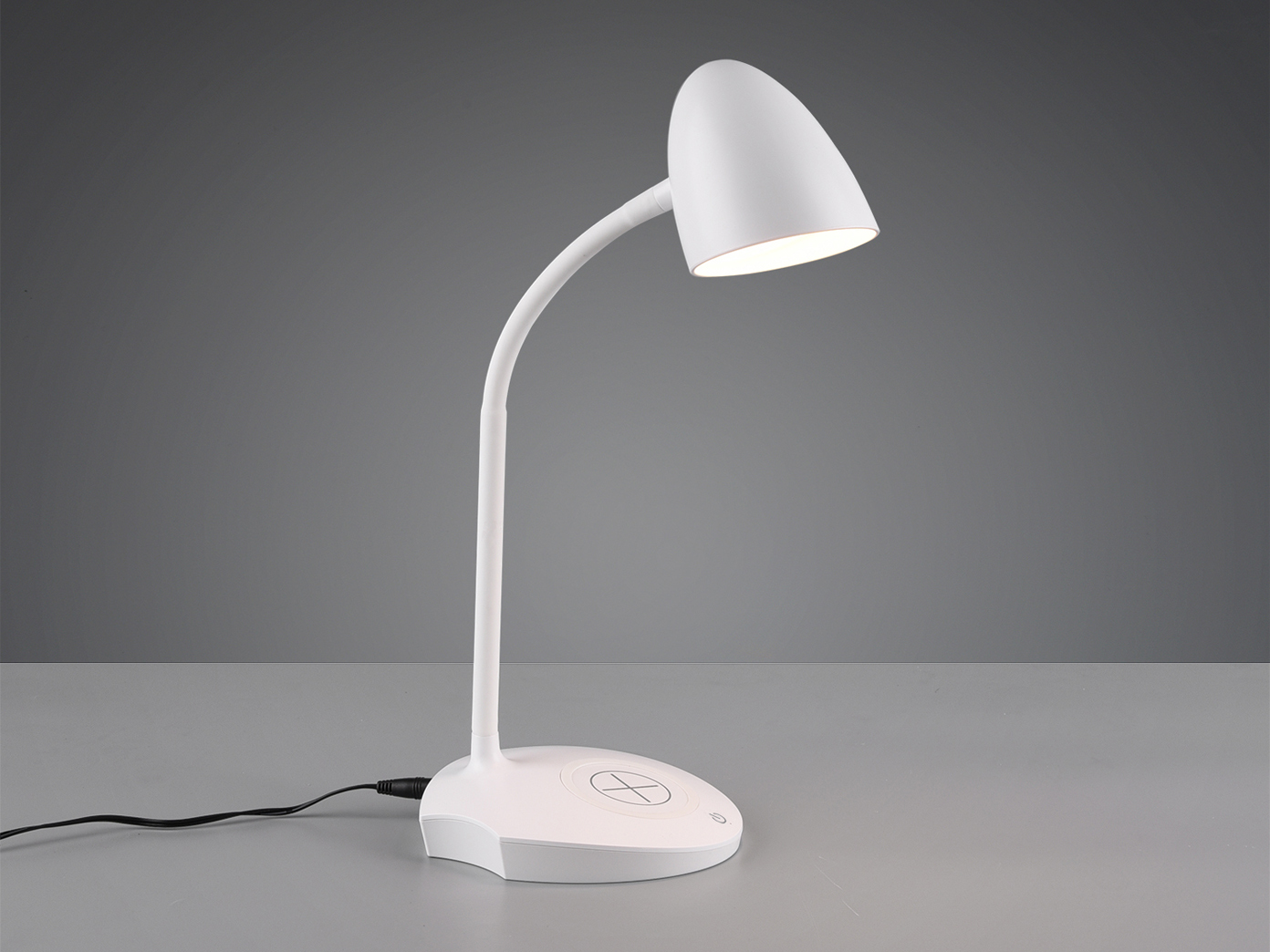 LED Schreibtischleuchten RETRO Design Tischlampen mit qi induktiver Ladestation - Bild 11 von 11