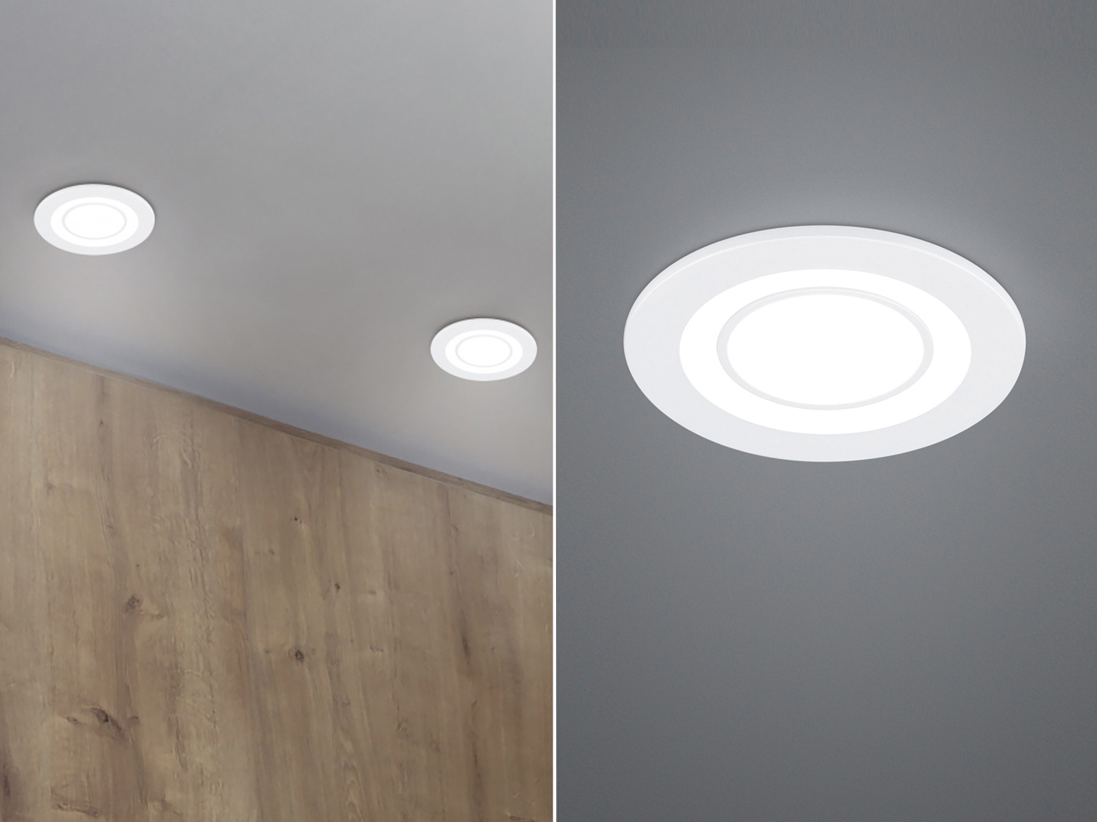 LED Einbaustrahler Decke 230V ohne Trafo Flurbeleuchtung Lampen Treppenaufgang - Bild 16 von 16