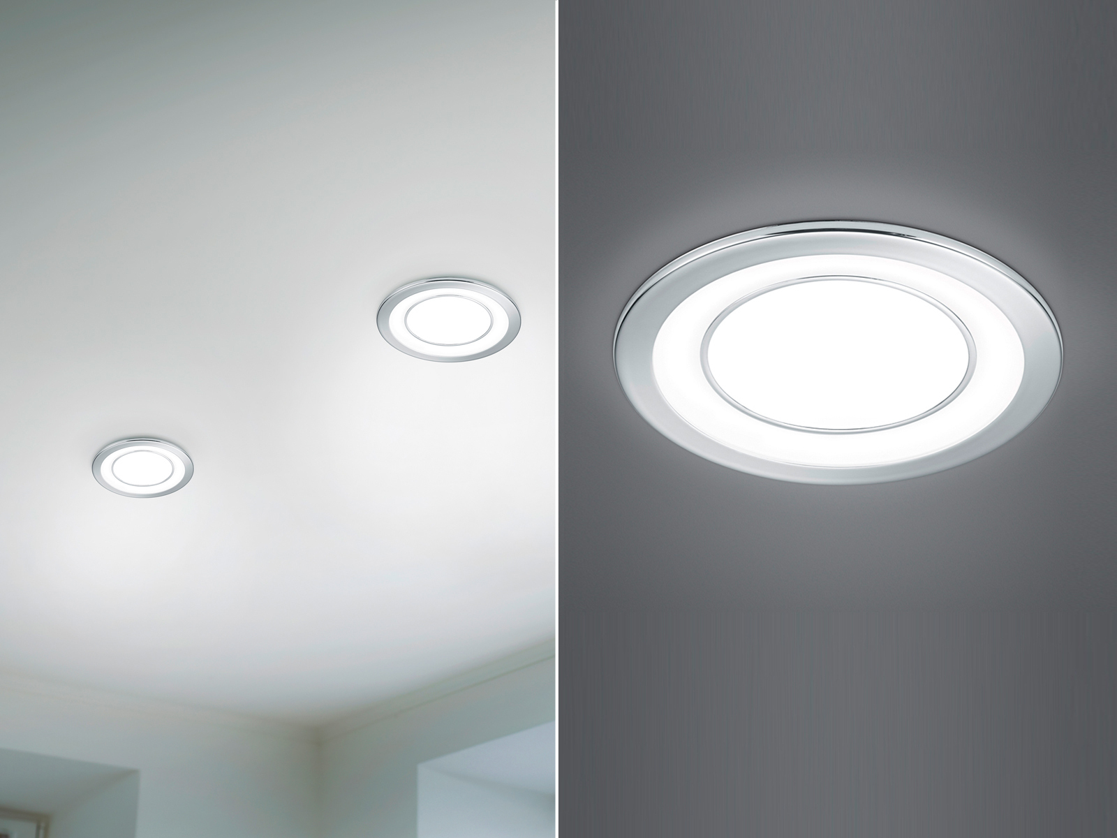 LED Einbaustrahler Decke 230V ohne Trafo Flurbeleuchtung Lampen Treppenaufgang - Bild 12 von 16