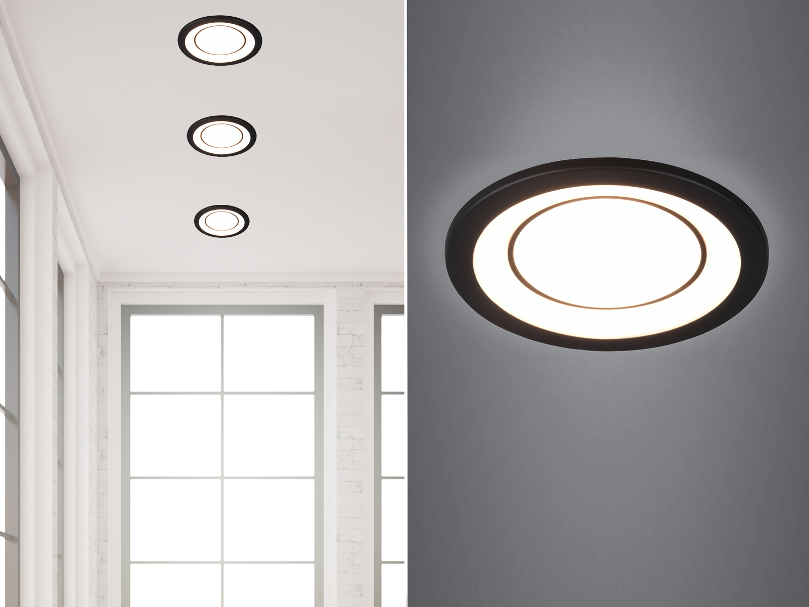 LED Einbaustrahler Decke 230V ohne Trafo Flurbeleuchtung Lampen Treppenaufgang - Bild 11 von 16