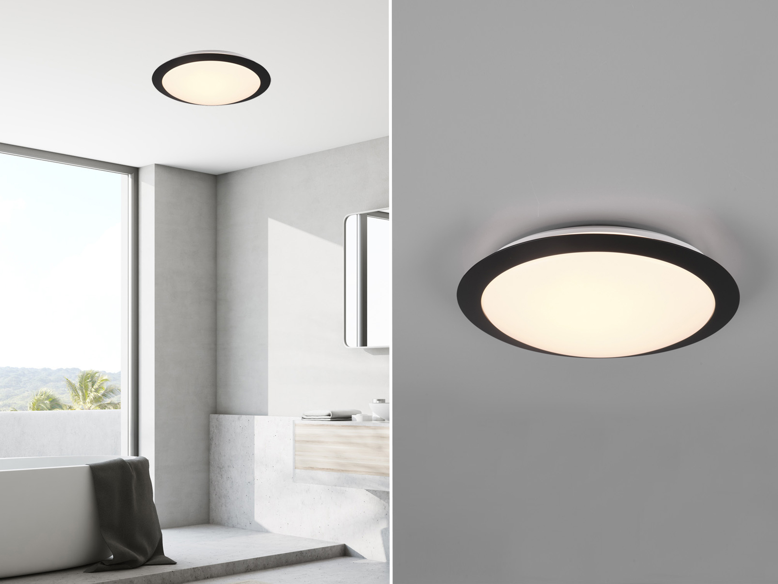 Badezimmerdeckenbeleuchtung fürs Bad & Gäste WC - LED Deckenleuchten  Wandlampen