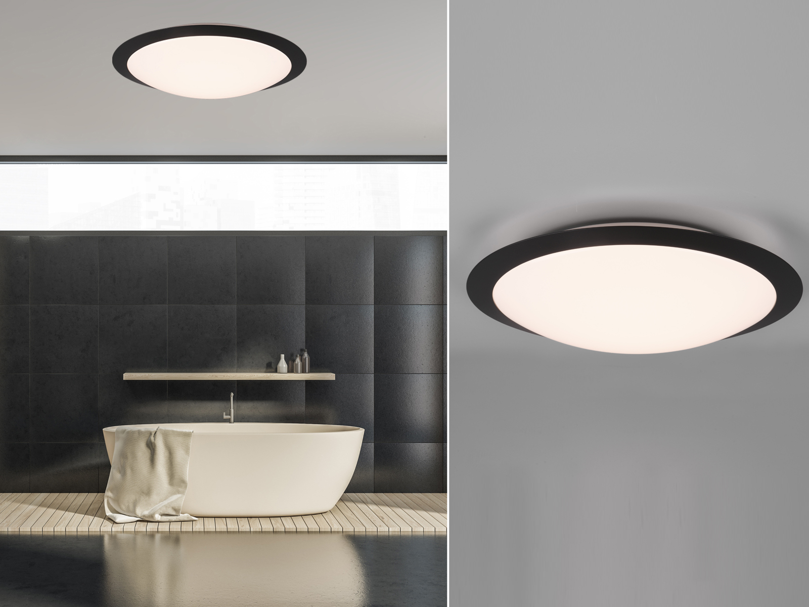 Badezimmerdeckenbeleuchtung fürs Bad & Gäste WC - LED Deckenleuchten  Wandlampen