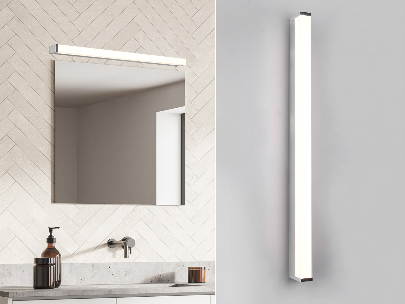 LED Badbeleuchtungen, Wandlampen fürs Gäste WC & Bad Spiegelleuchten seitlich - Bild 14 von 15